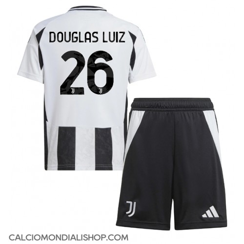 Maglie da calcio Juventus Douglas Luiz #26 Prima Maglia Bambino 2024-25 Manica Corta (+ Pantaloni corti)